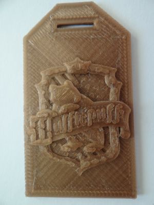 front of the luggage tag