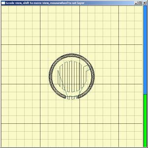 Pronterface Gcode view