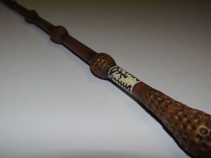 elder wand with the runes