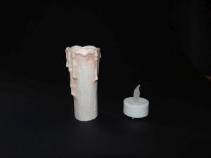 candle with holder