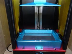 Inside of the SLA printer